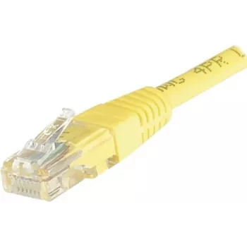EXERTIS CONNECT Cat.6 U/UTP komutacinis kabelis, 7m, geltonas, su apsauga nuo užkabinimo EXC245770