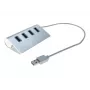 Exertis Connect 4 prievadų USB 3.0 šakotuvas - stalinis - juodas 021312