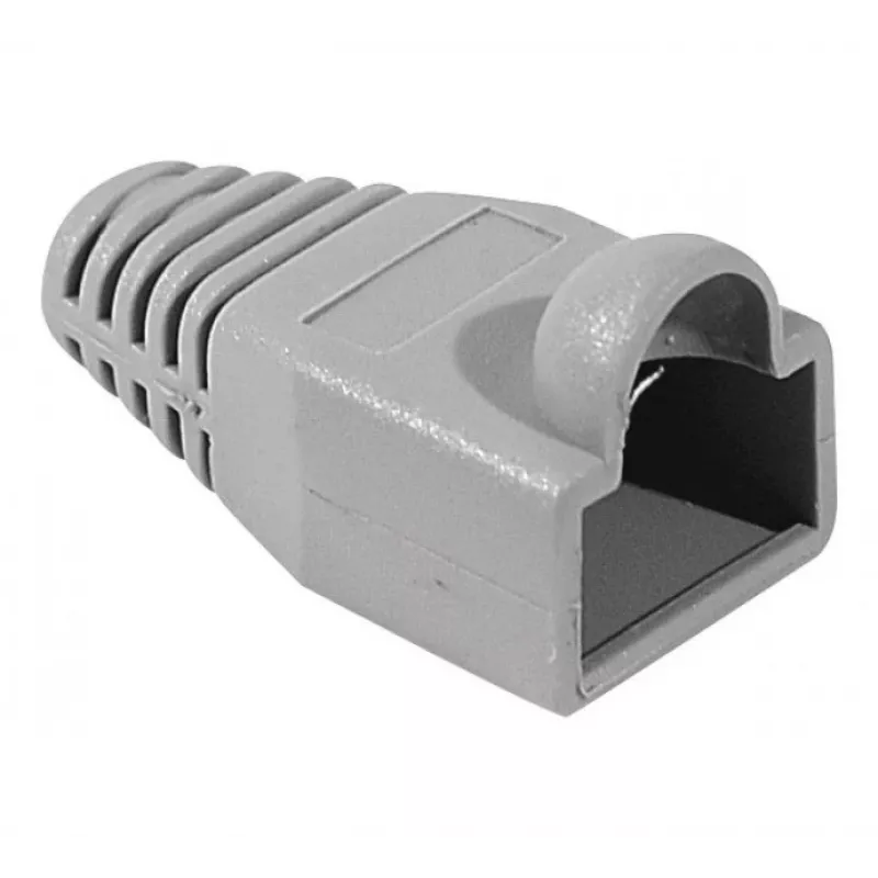 EXERTIS CONNECT RJ45 apkabos apsauga apvaliems kabeliams, pilkos spalvos, 10 vnt. 253161