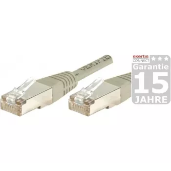 Exertis Connect 847100 Cat5e F/UTP tinklo komutacinis kabelis, 1 m, pilkas