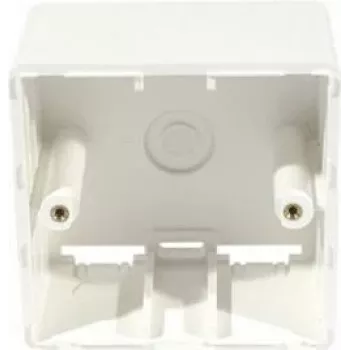EXERTIS CONNECT paviršinio montavimo dėžutė RJ45 Keystone moduliams, 2 prievadų, grynai balta (272020)