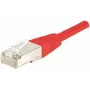 EXERTIS CONNECT Cat.6 F/UTP komutacinis kabelis, raudonas, 0,5 m, plonas apsauginis lizdas 842053