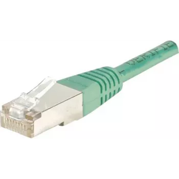 EXERTIS CONNECT Cat.6 F/UTP komutacinis kabelis, žalias, 1,0 m, plonas Snagless 842102
