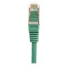 EXERTIS CONNECT Cat.6 F/UTP komutacinis kabelis, žalias, 1,0 m, plonas Snagless 842102