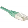 EXERTIS CONNECT Cat.6 F/UTP komutacinis kabelis, žalias, 1,0 m, plonas Snagless 842102