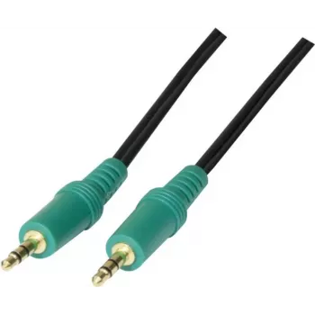 EXERTIS CONNECT 3,5 mm stereo garso kabelis, vyriškas–vyriškas, 10 m, juodas 108898