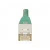 EXERTIS CONNECT Cat.6 F/UTP komutacinis kabelis, žalias, 3,0 m, Slimline Snagless, RJ45 842302