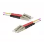 Exertis Connect OM4 šviesolaidinis komutacinis kabelis LC Duplex į LC Duplex, 50/125 µm, Erika Violet, 0,5 m 392780