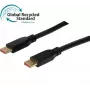 Exertis Connect DisplayPort 2.1 kabelis, 80 Gbit/s, UHBR20, 4:4:4, GRS, DisplayPort vyriškas – DisplayPort vyriškas, 3,0 m (127247)