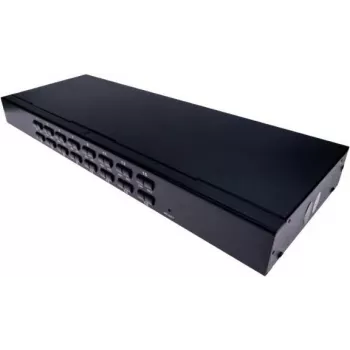 EXERTIS CONNECT 16 prievadų USB/PS/2 KVM perjungiklis su OSD ir IP nuotoline prieiga 66310