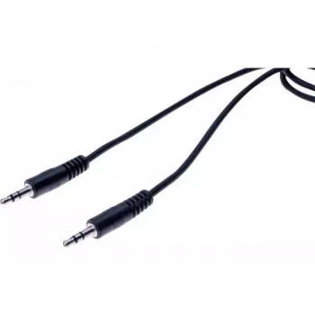 EXERTIS CONNECT 3,5 mm stereo garso kabelis, vyriškas-vyriškas, 1,5 m, juodas, 108569