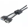 EXERTIS CONNECT SVGA monitoriaus laidas, 15-pin HD D-Sub vyriškas/moteriškas, 10,0 m, juodas 119840