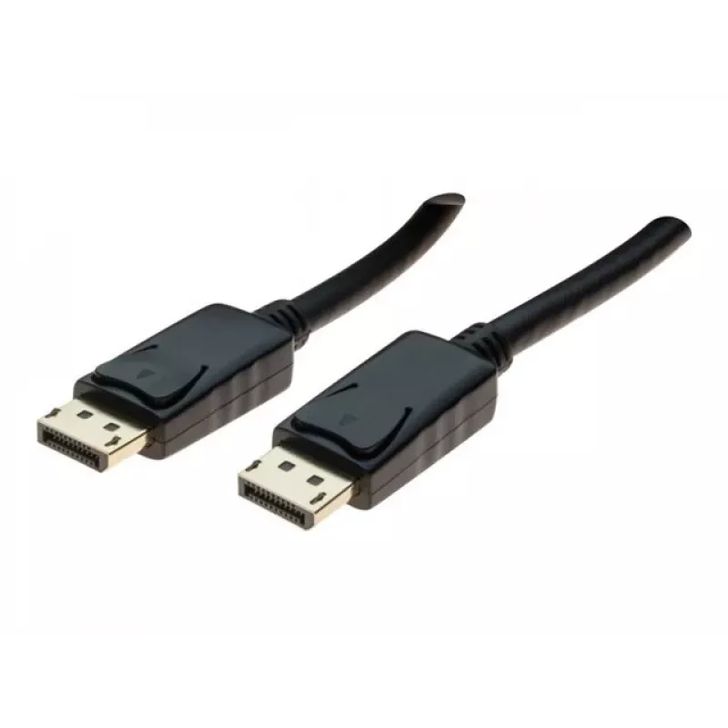 EXERTIS CONNECT DisplayPort 1.1 kabelis, DisplayPort vyriškas į vyrišką, 10 m, juodas EXC128057