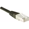 Exertis Connect 234230 Cat6 F/UTP tinklo komutacinis kabelis, 1 m, juodas