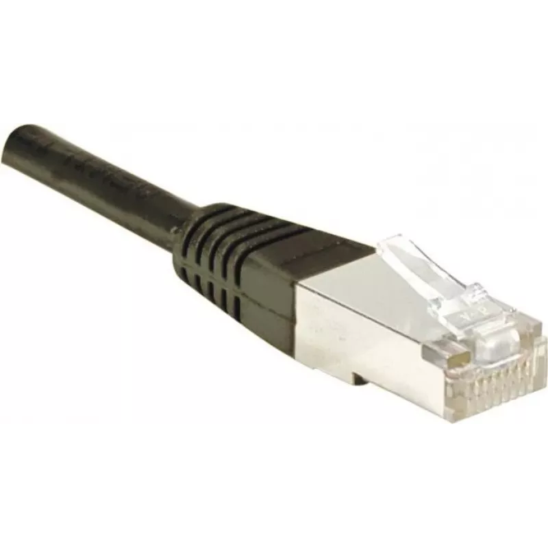 Exertis Connect 234230 Cat6 F/UTP tinklo komutacinis kabelis, 1 m, juodas