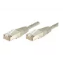 EXERTIS CONNECT Cat.6 F/UTP komutacinis kabelis, pilkas, 7,0 m, plonas snagless apsauginis gaubtas, LSZH 240070