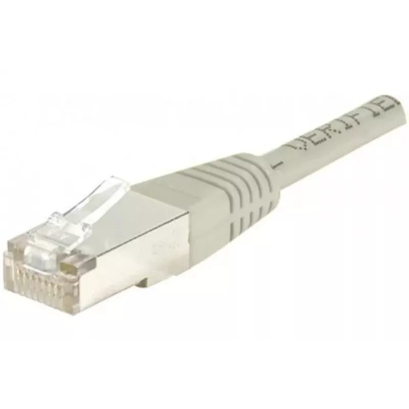 EXERTIS CONNECT Cat.6 F/UTP komutacinis kabelis, pilkas, 7,0 m, plonas snagless apsauginis gaubtas, LSZH 240070