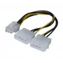 EXERTIS CONNECT Molex į PCI-E maitinimo adapterio kabelis, 25 cm 146691