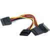 EXERTIS CONNECT SATA maitinimo skirstytuvas 15-pin į 3x SATA HDD - tiesus 147563