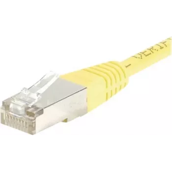 EXERTIS CONNECT Cat.6 F/UTP komutacinis kabelis, geltonas, 10 m, plonas apsauga nuo perlenkimo 245560
