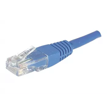 EXERTIS CONNECT Cat6 U/UTP komutacinis kabelis, RJ45, mėlynas, 10 m 246760