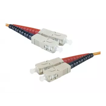Exertis Connect SC/UPC – SC/UPC OM2 daugiamodis šviesolaidinis komutacinis kabelis, 3 m, oranžinis, 392693