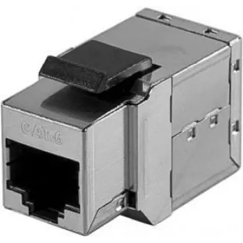 EXERTIS CONNECT Cat.6 Keystone sujungėjas RJ45 female į RJ45 female, baltas (272240)
