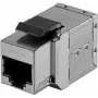 EXERTIS CONNECT Cat.6 Keystone sujungėjas RJ45 female į RJ45 female, baltas (272240)