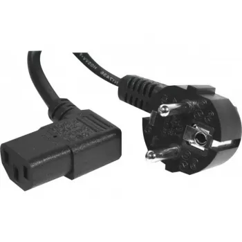 EXERTIS CONNECT maitinimo laidas, Schuko kištukas į kampuotą IEC C13 lizdą, juodas, 3,0 m 808211