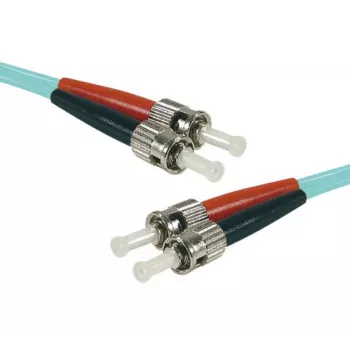 Exertis Connect 392774 šviesolaidinis kabelis, 5 m, ST-ST, OM3, akvamarino spalvos