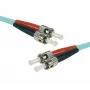 Exertis Connect 392774 šviesolaidinis kabelis, 5 m, ST-ST, OM3, akvamarino spalvos