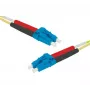 EXERTIS CONNECT OS2 LC Duplex į LC Duplex UPC šviesolaidinis komutacinis kabelis, 9/125 µm, geltonas, 15 m 392847