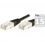 EXERTIS CONNECT CAT.6 F/UTP lauko komutacinis kabelis, juodas, 1,0 m 845039