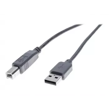 Exertis Connect USB 2.0 kabelis USB-A male į USB-B male 1,0 m pilkas 532407