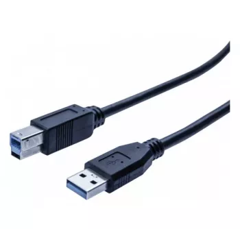 Exertis Connect USB 3.0 Type-A vyriška į Type-B vyriška laidas, 0,5 m, juodas 532463