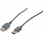 Exertis Connect USB 2.0 prailginimo kabelis - USB-A kištukas į USB-A lizdą, 3 m, pilkas 532509