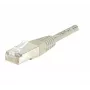 EXERTIS CONNECT CAT.5e F/UTP komutacinis kabelis, pilkas, 0,5 m, plonas snagless