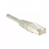EXERTIS CONNECT CAT.5e F/UTP komutacinis kabelis, pilkas, 0,5 m, plonas snagless
