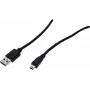 Exertis Connect USB 2.0 kabelis - USB-A (vyriškas) į Mini-USB Type-B (vyriškas) - 1,5 m - juodas 532515
