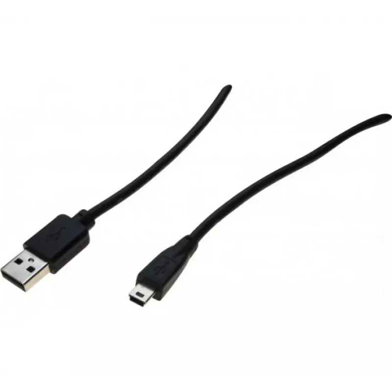 Exertis Connect USB 2.0 kabelis - USB-A (vyriškas) į Mini-USB Type-B (vyriškas) - 1,5 m - juodas 532515