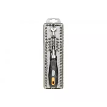 EXERTIS CONNECT 62 dalių reketinis atsuktuvų rinkinys su antgaliais ir dėklu 815604