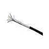 EXERTIS CONNECT Cat.6 F/UTP vandeniui atsparus lauko komutacinis kabelis, 30 m, juodas 845048