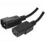 Exertis Connect IEC maitinimo laidas C14 į C13, be halogenų, juodas, 1,8 m 807952