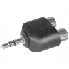 EXERTIS CONNECT 3,5 mm stereo jack – 2x RCA phono adapteris (720140)