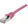 EXERTIS CONNECT Cat 6A S/FTP komutacinis kabelis, rausvas, 10m 854382