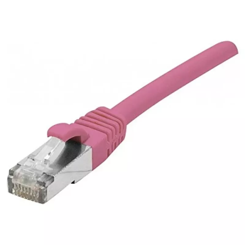 EXERTIS CONNECT Cat 6A S/FTP komutacinis kabelis, rausvas, 10m 854382
