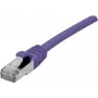 EXERTIS CONNECT Cat. 6 F/UTP komutacinis kabelis, 2 m, violetinės spalvos, PoE, be halogenų 854413