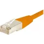 EXERTIS CONNECT CAT6 F/UTP komutacinis kabelis, oranžinis, 25 m, plonas su apsauga nuo užkabinimo 853339