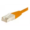 EXERTIS CONNECT CAT6 F/UTP komutacinis kabelis, oranžinis, 25 m, plonas su apsauga nuo užkabinimo 853339