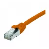 EXERTIS CONNECT Cat6 F/UTP komutacinis kabelis, PoE, LSZH, oranžinis, 1m 854422